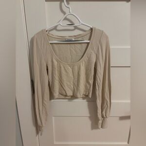 Babaton Long Sleeve Scoop-Neck top